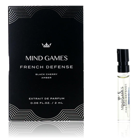 French Defense by Mind Games 0.06 oz Extrait de Parfum for Unisex Sample 