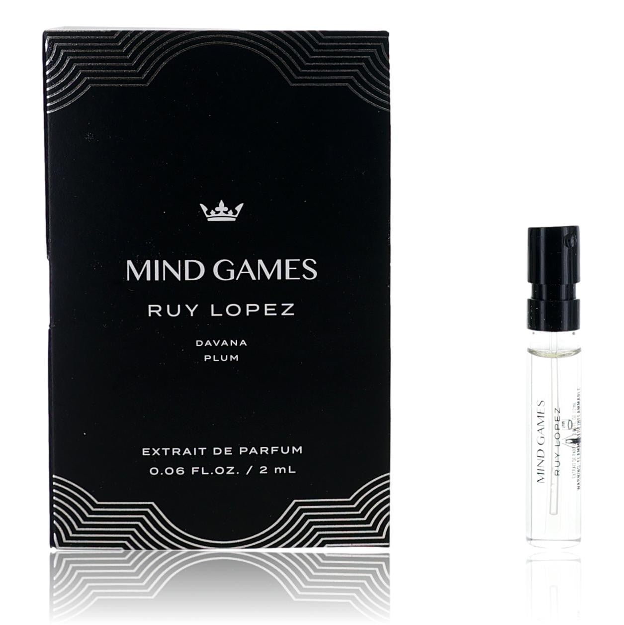 Ruy Lopez by Mind Games 0.06 oz Extrait de Parfum for Unisex Sample 
