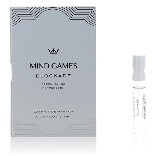 Blockade by Mind Games 0.06 oz Extrait De Parfum for Unisex Sample 