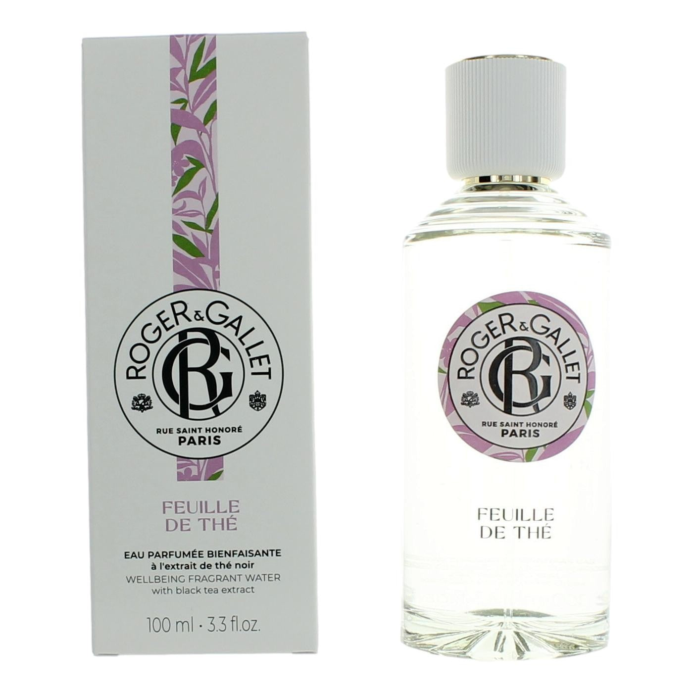 Roger & Gallet Feuille De The 3.3 oz Eau Parfumee Spray Perfume for Unisex