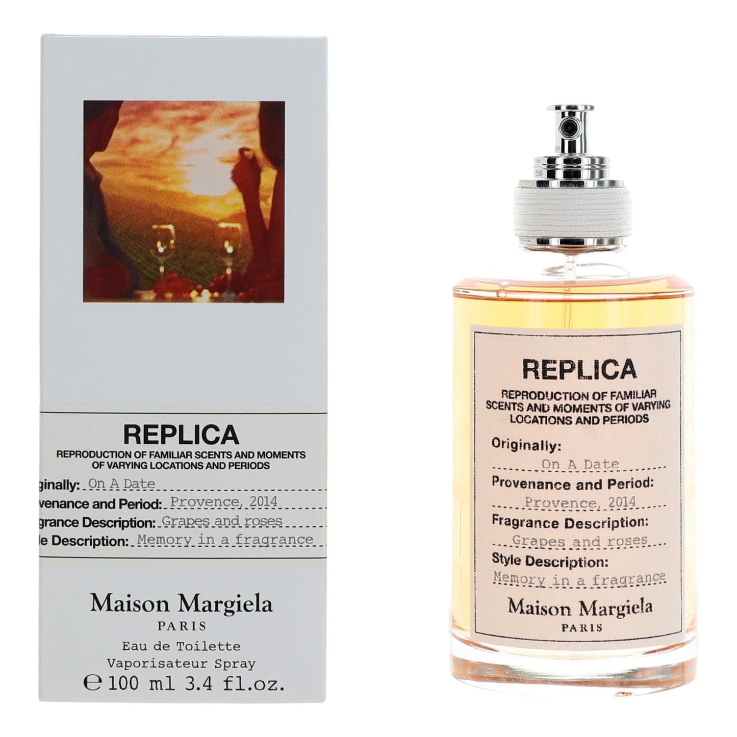Replica On A Date by Maison Margiela 3.4 oz Eau de Toilette Spray Perfume for Unisex