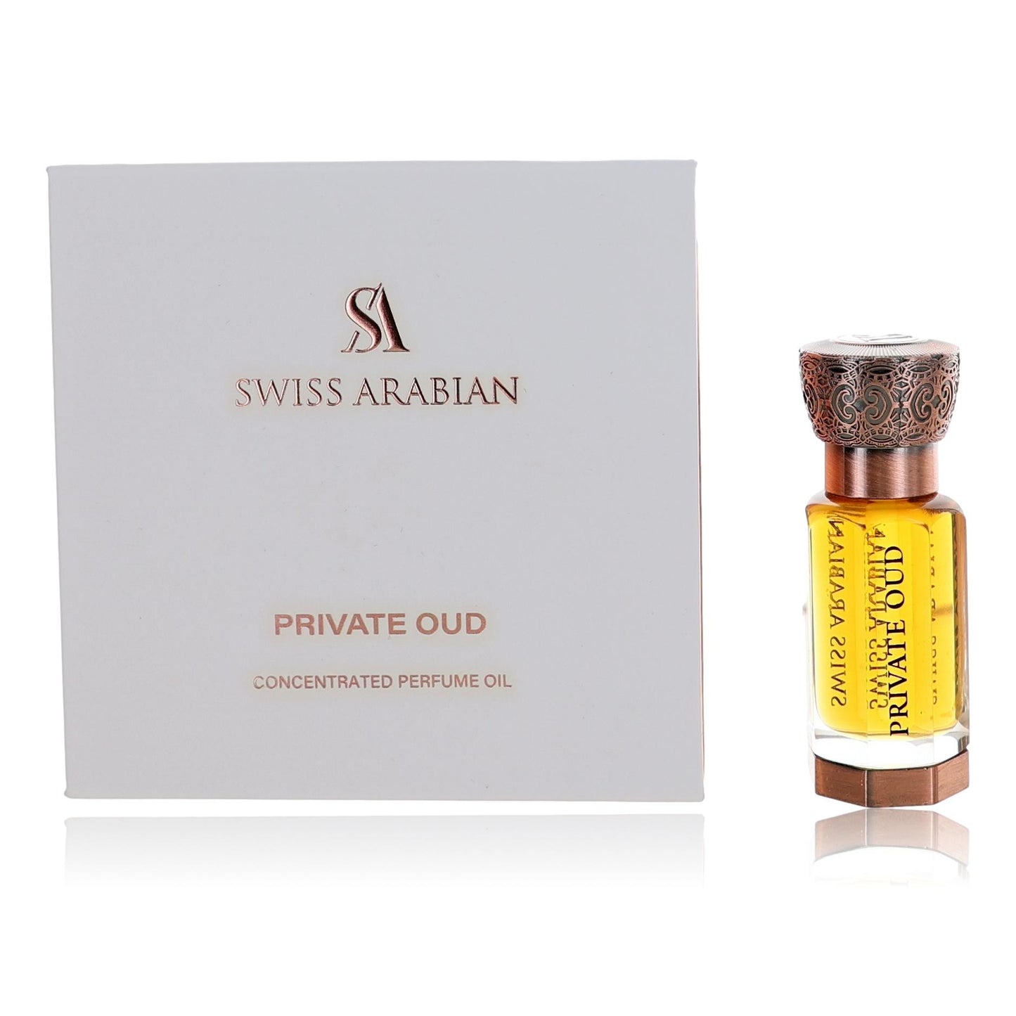 Private Oud by Swiss Arabian 0.4 oz Concentrated Perfume Oil for Unisex 