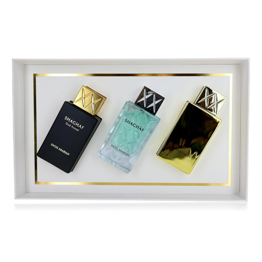 Shaghaf Collection by Swiss Arabian 3 Piece Gift Set for Unisex 