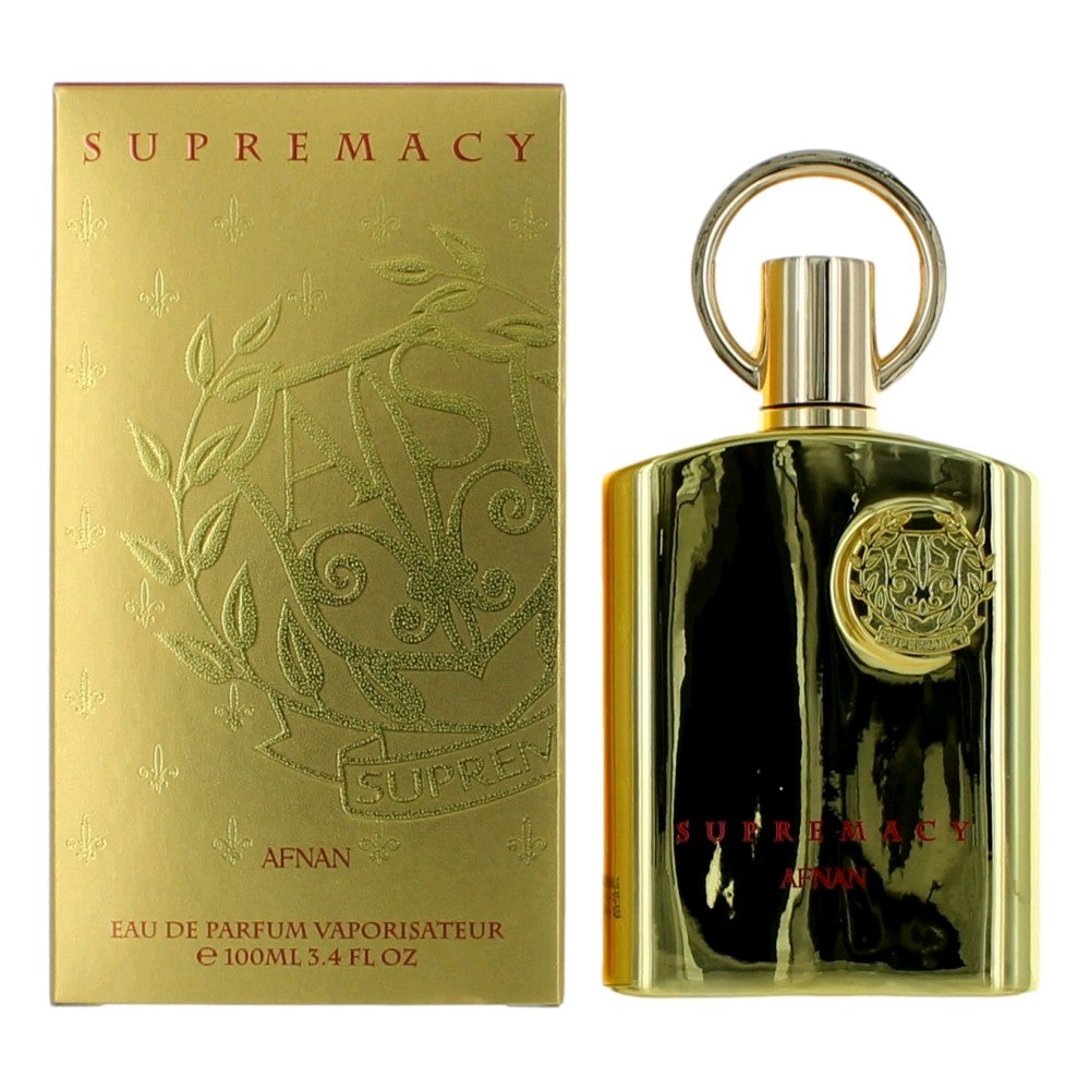 Supremacy Gold by Afnan 3.4 oz Eau de Parfum Spray Perfume for Unisex