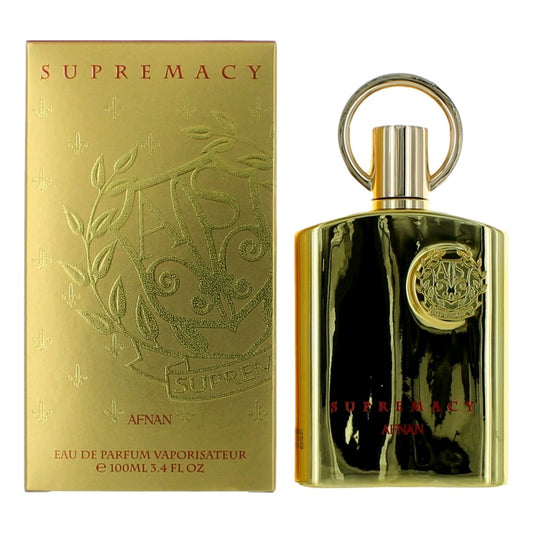 Supremacy Gold by Afnan 3.4 oz Eau de Parfum Spray Perfume for Unisex