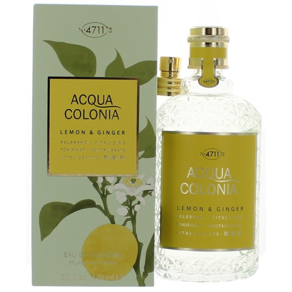 Acqua Colonia Lemon & Ginger by 4711 5.7 oz Eau De Cologne Splash/Spray Perfume for Unisex