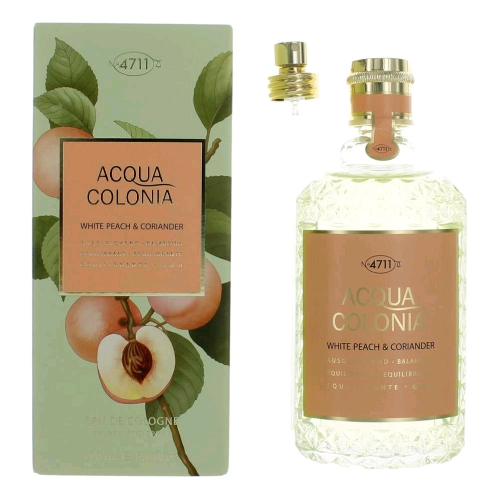 Acqua Colonia White Peach & Corriander by 4711 5.7 oz Eau De Cologne Spray Perfume for Women