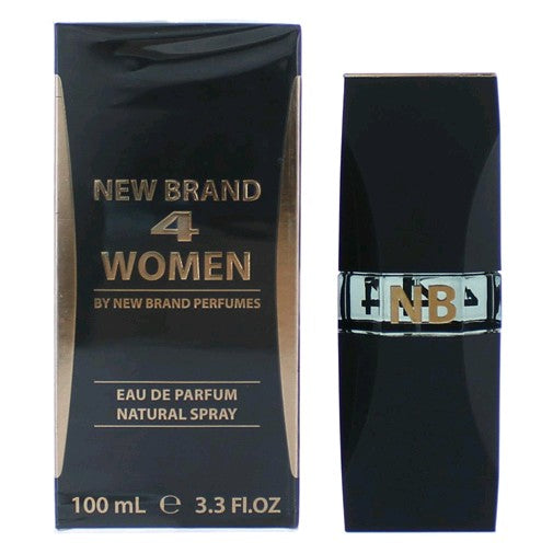 4 Women by New Brand 3.3 oz Eau de Parfum Spray Perfume for Women