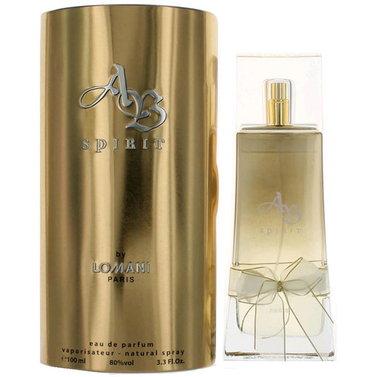 AB Spirit by Lomani 3.3 oz Eau de Parfum Spray Perfume for Women
