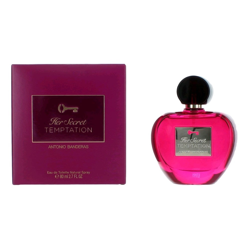 Her Secret Temptation by Antonio Banderas 2.7 oz Eau de Toilette Spray Perfume for Women