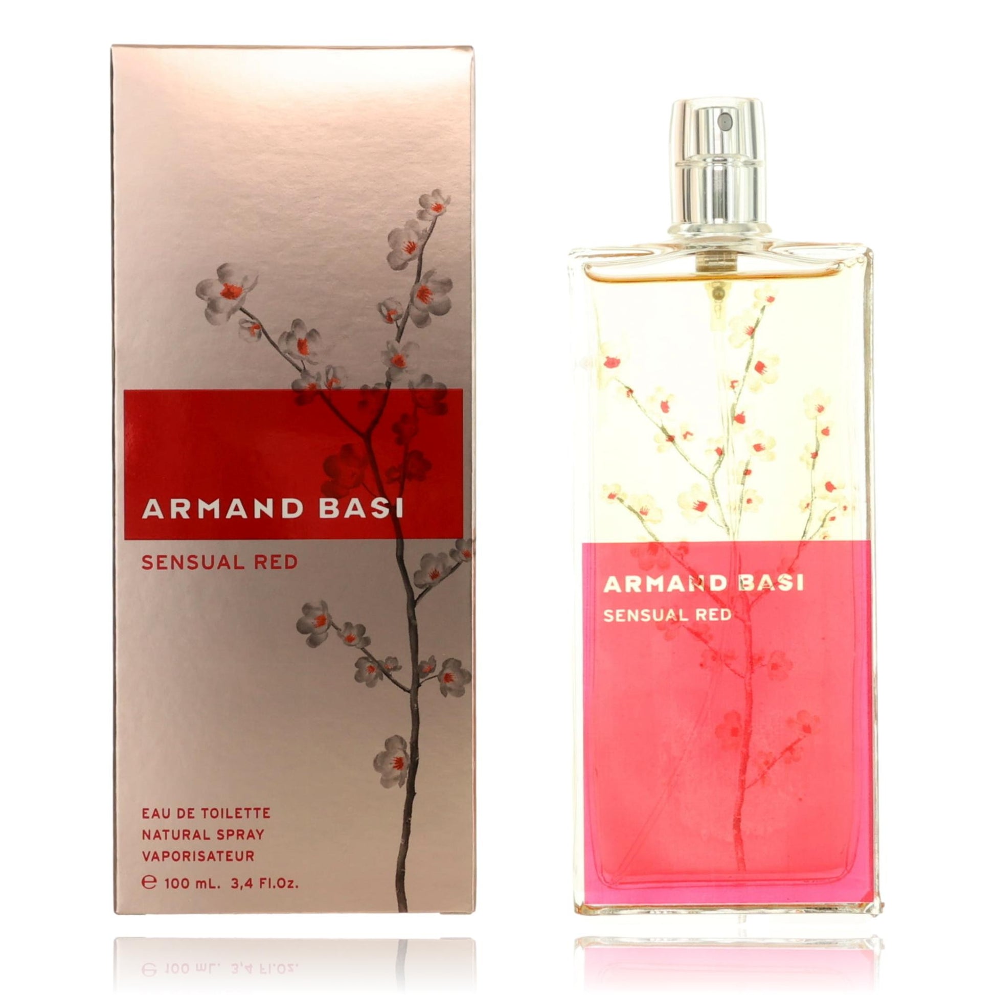 Armand Basi Sensual Red by Armand Basi 3.4 oz Eau de Toilette Spray Perfume for Women