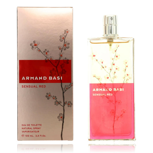Armand Basi Sensual Red by Armand Basi 3.4 oz Eau de Toilette Spray Perfume for Women
