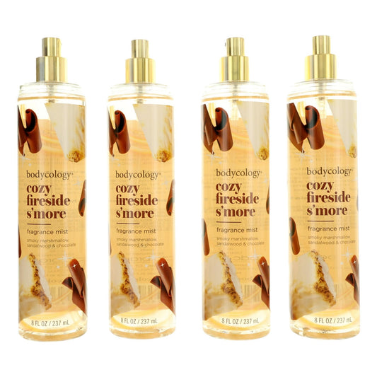 C ozy Fireside S'more by Bodycology 4 Pack 8 oz Fragrance Mist Women