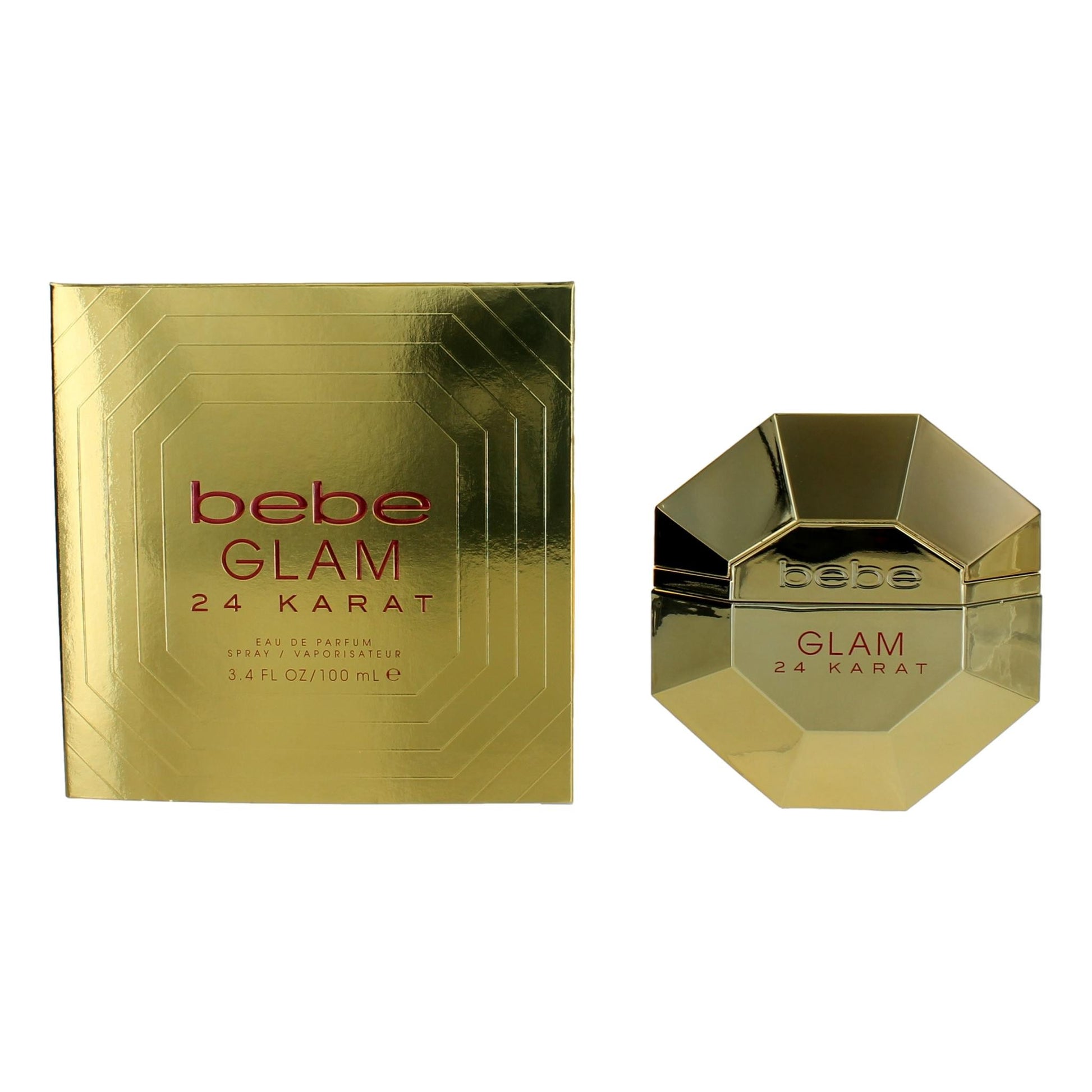 bebe Glam 24 Karat by bebe 3.4 oz Eau de Parfum Spray Perfume for Women