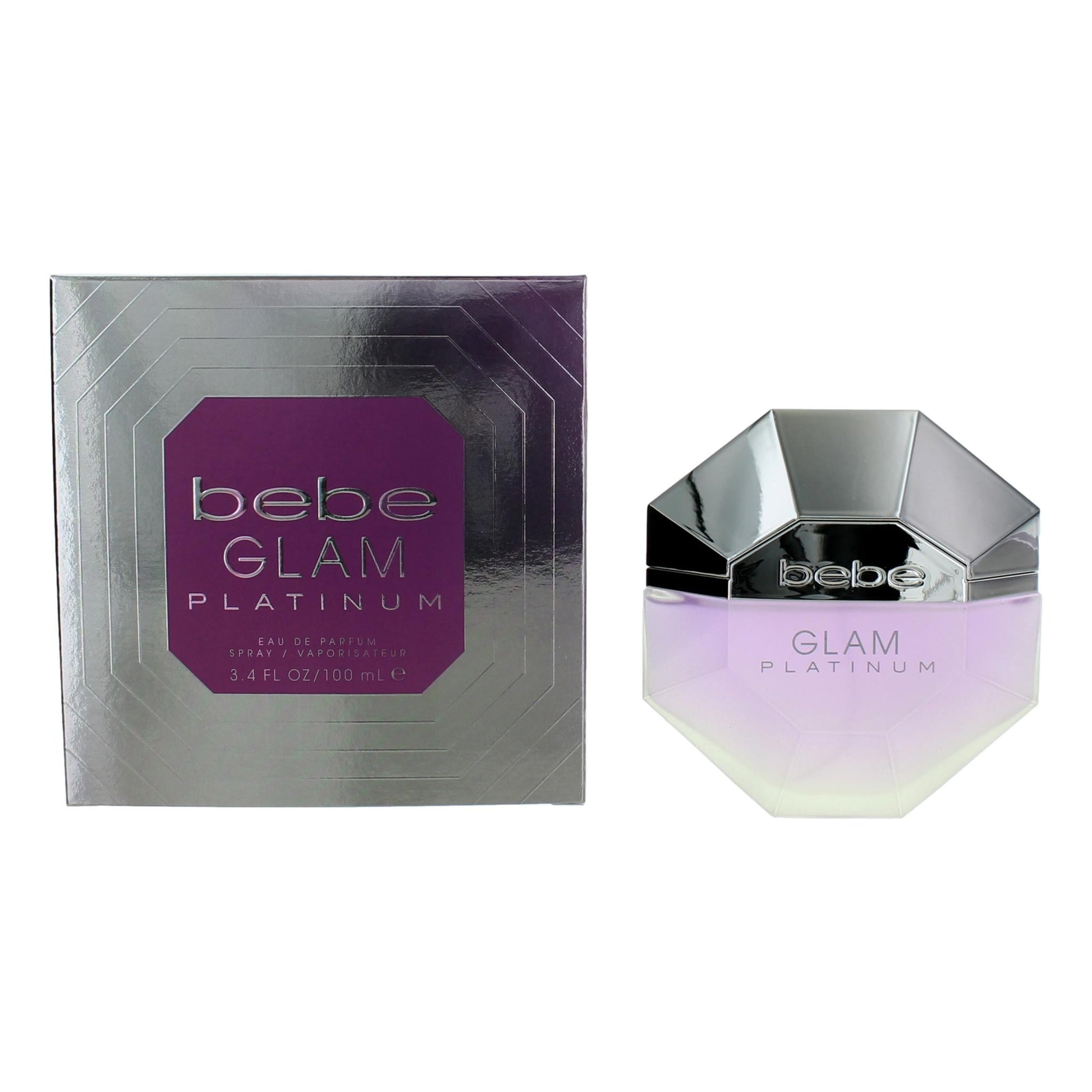 bebe Glam Platinum by bebe 3.4 oz Eau de Parfum Spray Perfume for Women