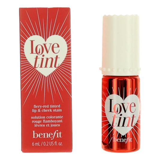 Love Tint by Benefit 0.2 oz Fiery-red tined Lip & Cheek Stain