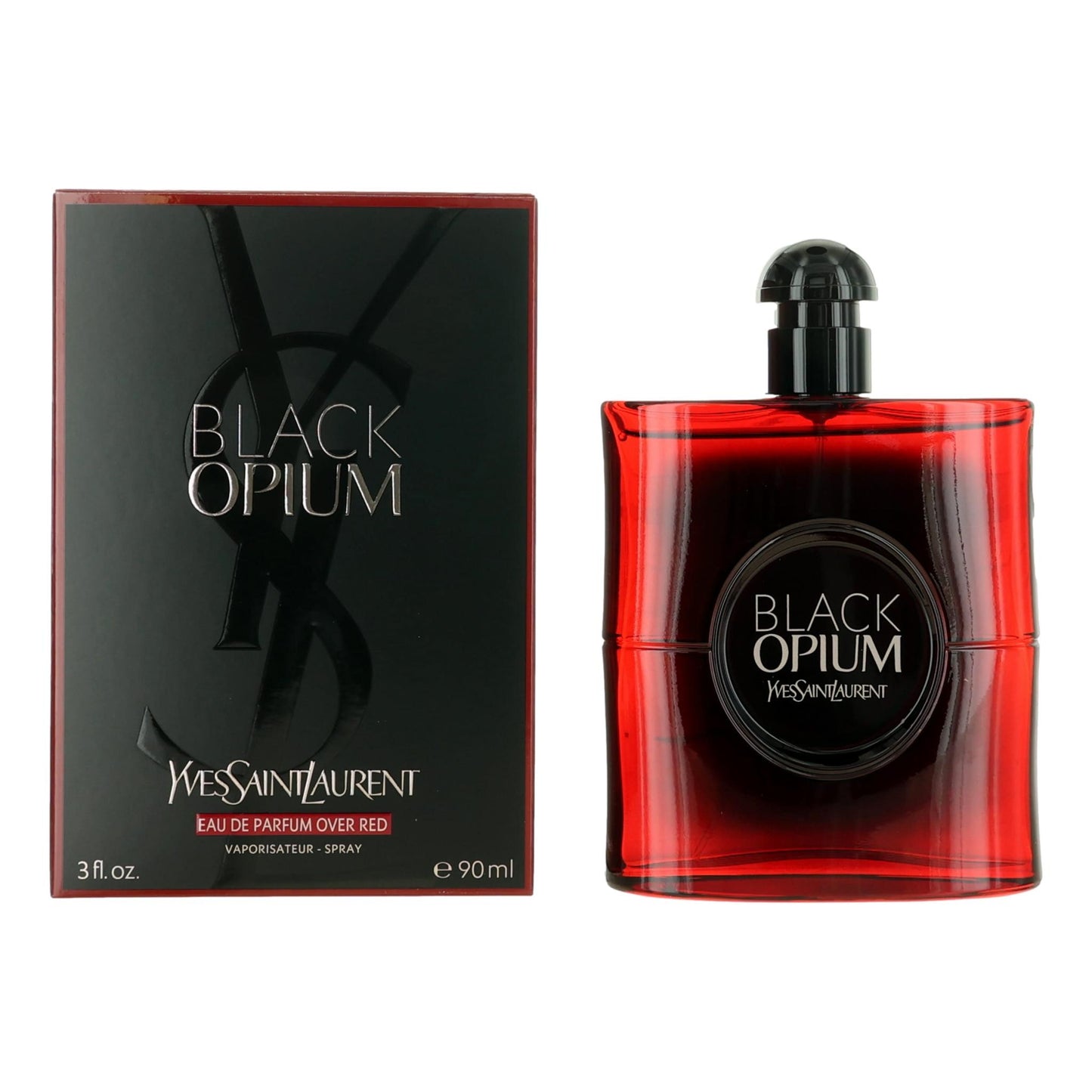 Black Opium Over Red by Yves Saint Laurent 3 oz Eau de Parfum Spray Perfume for Women