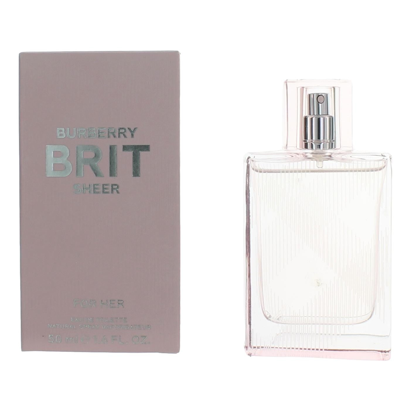 Brit Sheer by Burberry 1.6 oz Eau de Toilette Spray Perfume for Women