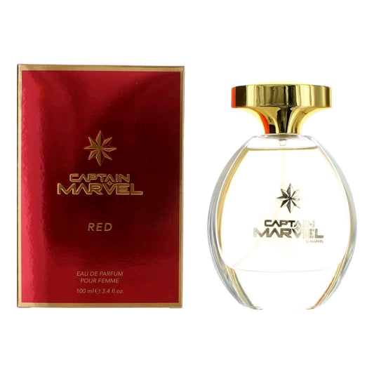 Captain Marvel Red by Marvel 3.4 oz Eau de Parfum Spray Perfume for Women