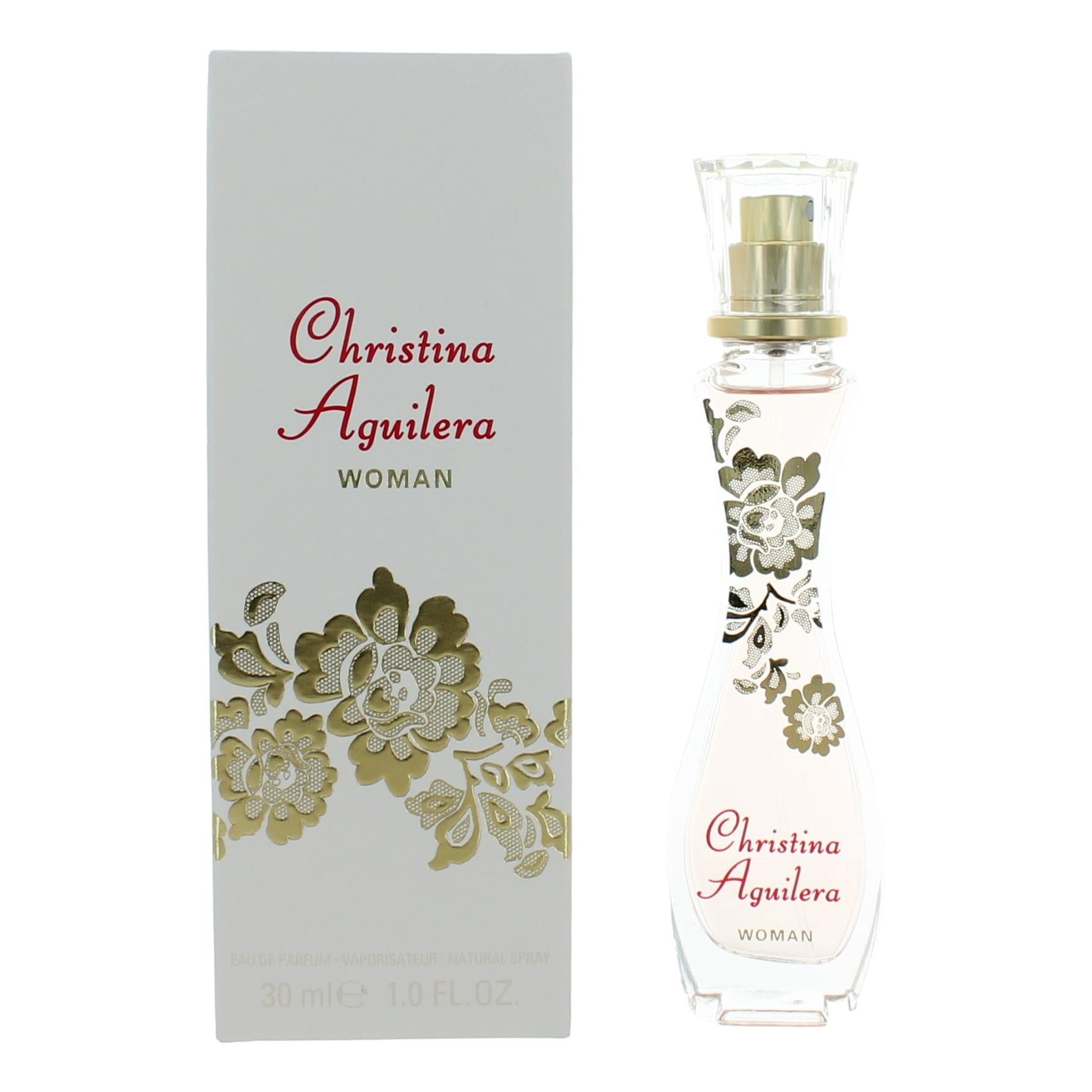 Woman by Christina Aguilera 1 oz Eau de Parfum Spray Perfume for Women