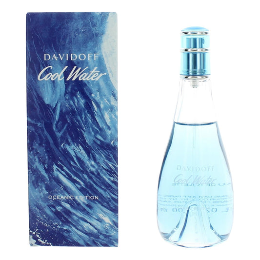 Cool Water Oceanic Edition by Davidoff 3.3 oz Eau de Toilette Spray Perfume for Women