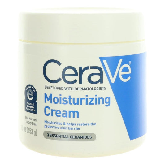 CeraVe Moisturizing Cream 16 oz Face & Body Moisturizer for Normal to Dry Skin