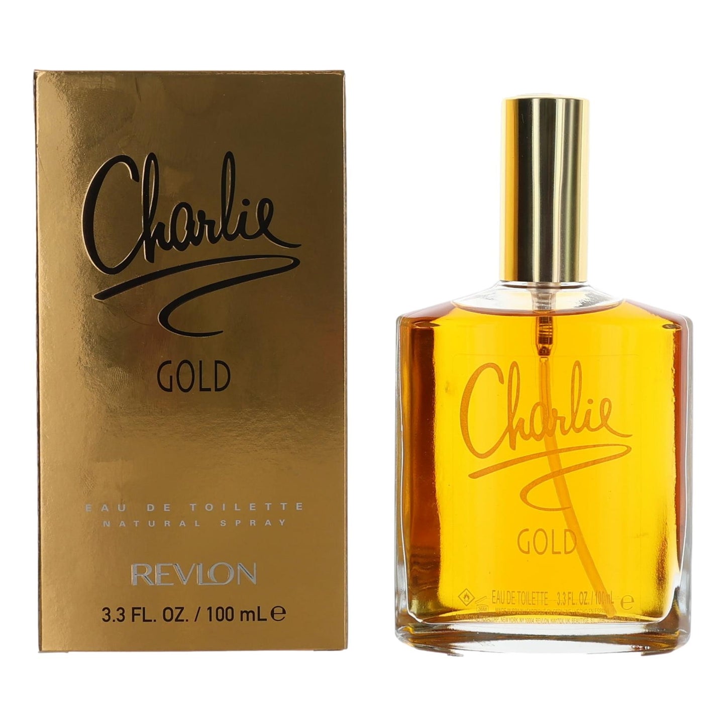 Charlie Gold by Revlon 3.4 oz Eau de Toilette Spray Perfume for Women