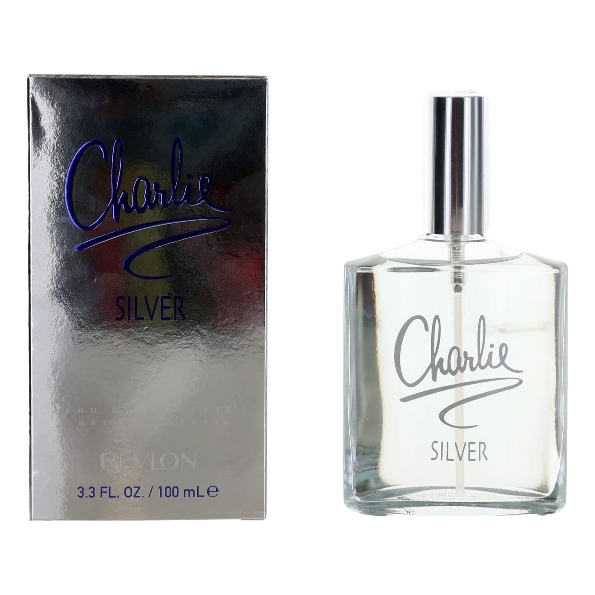 Charlie Silver by Revlon 3.4 oz Eau de Toilette Spray Perfume for Women