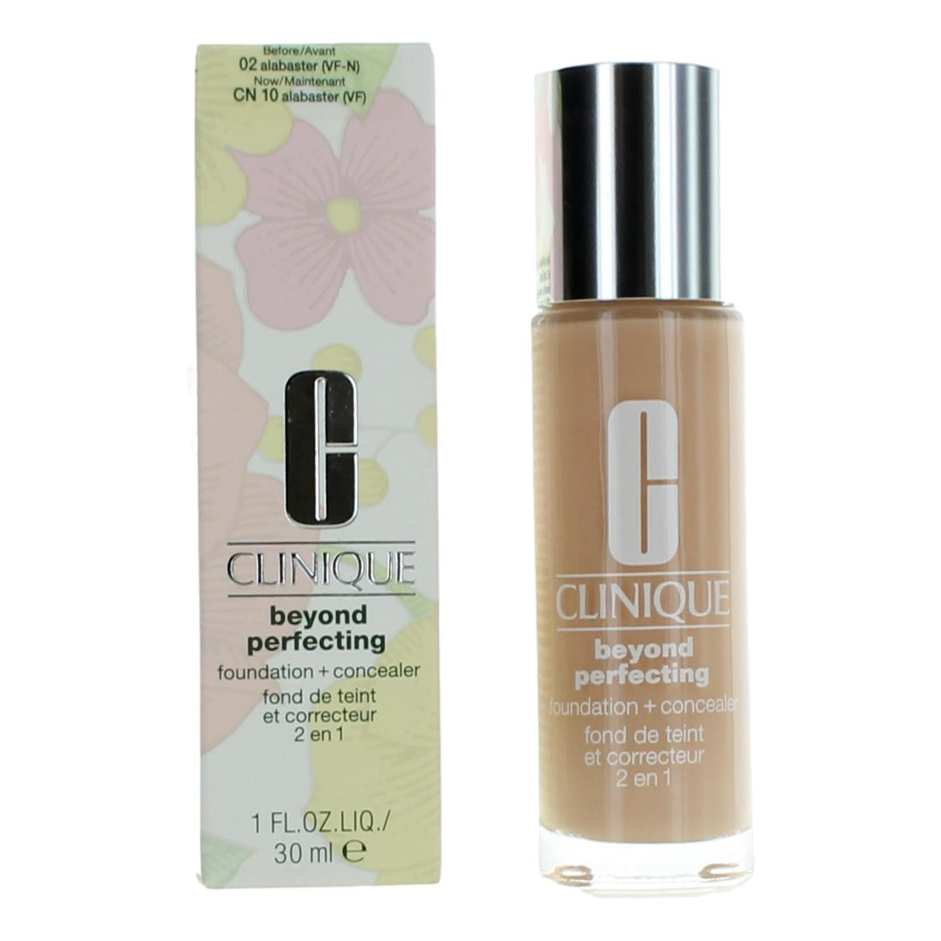 Clinique Beyond Perfecting by Clinique 1 oz Foundation + Concealer- CN 10 Alabaster