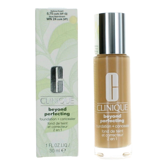 Clinique Beyond Perfecting by Clinique 1 oz Foundation + Concealer- WN 24 Cork