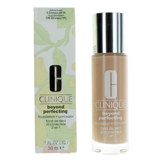 Clinique Beyond Perfecting by Clinique 1 oz Foundation + Concealer- CN 02 Breeze