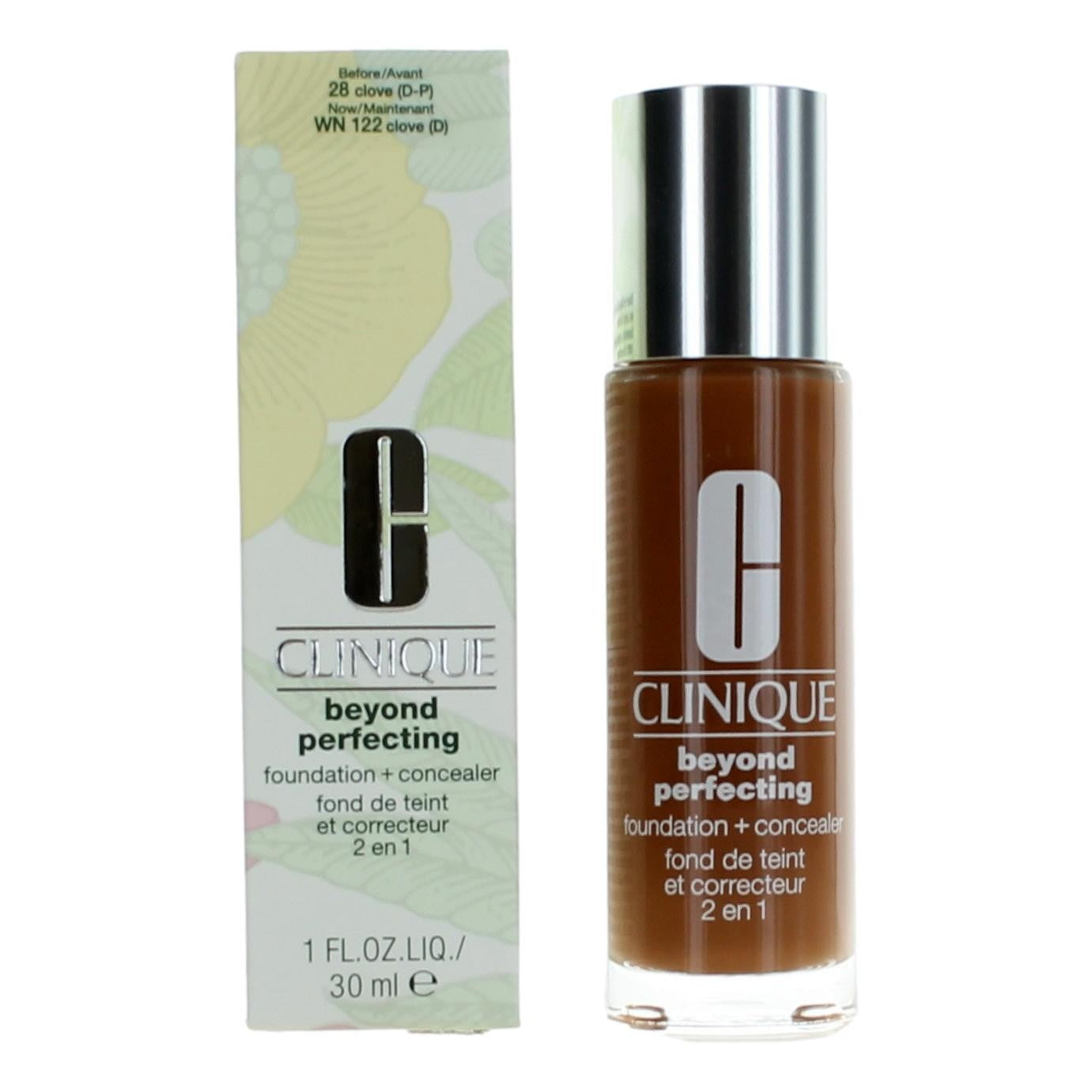 Clinique Beyond Perfecting by Clinique 1 oz Foundation + Concealer- WN 112 Clove