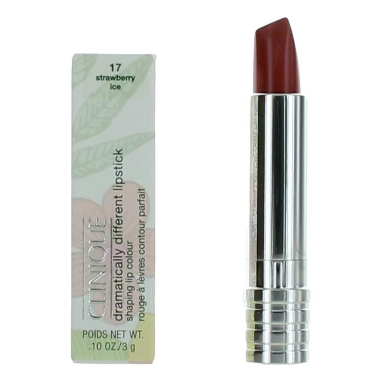 Clinique Dramatically Different Lipstick by Clinique .1 oz Shaping Lip Colour- 17 Strawberry Ice