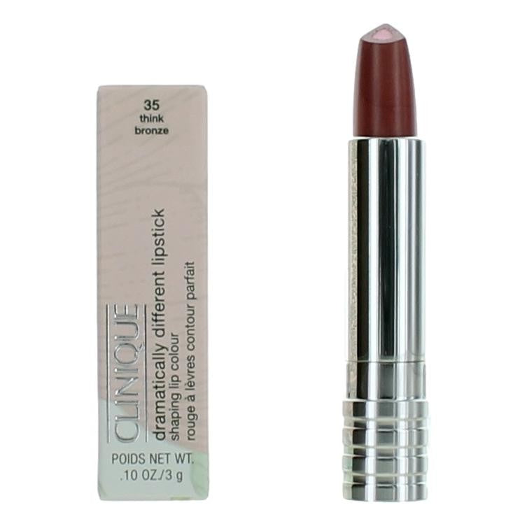 Clinique Dramatically Different Lipstick by Clinique .1 oz Shaping Lip Colour- 35 Think Bronze