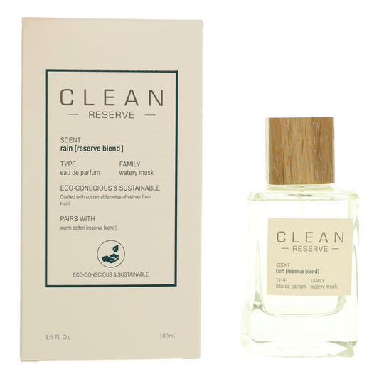 Clean Reserve Rain by Clean 3.4 oz Eau de Parfum Spray Perfume for Unisex