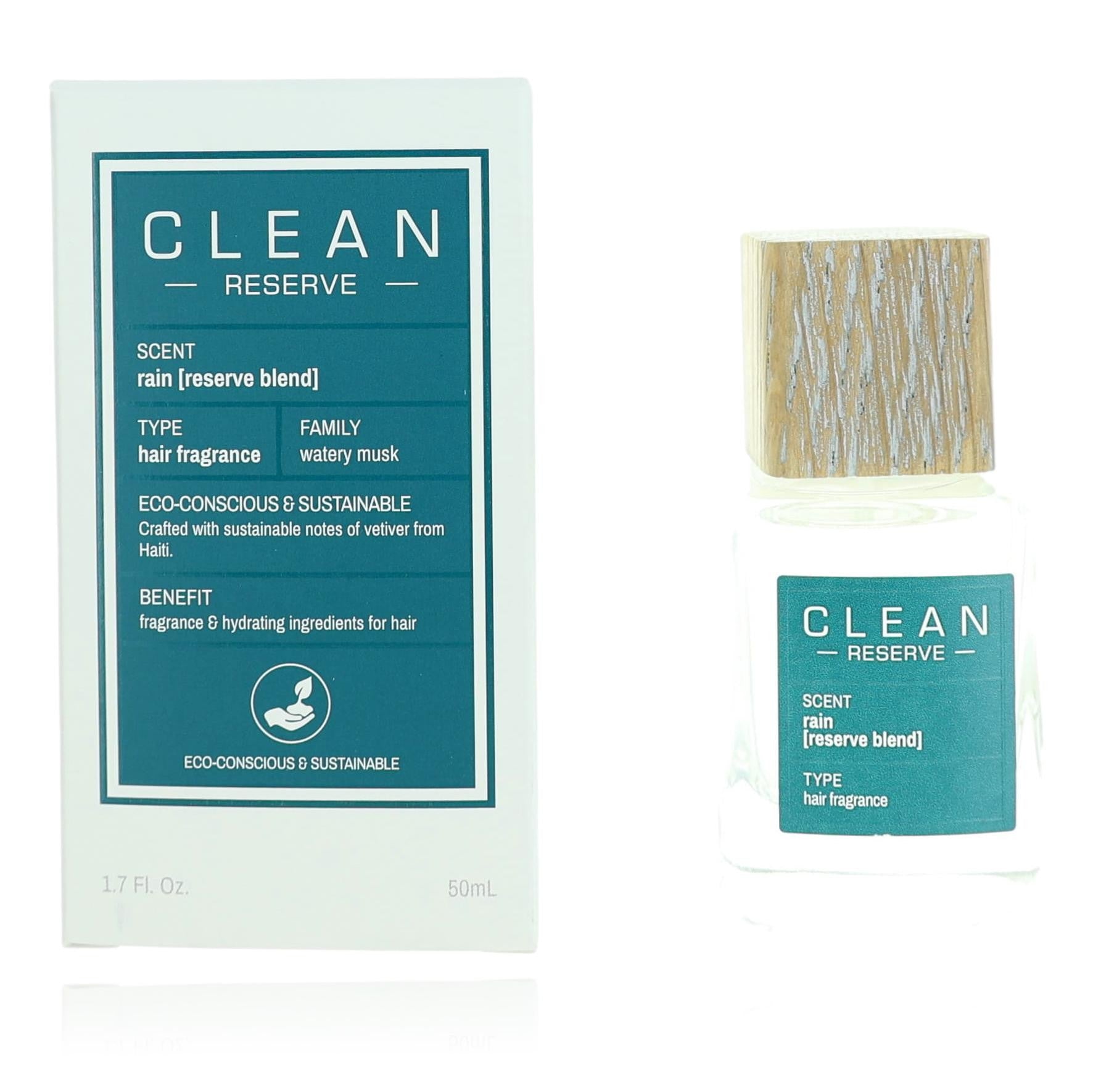 Clean Rain Reserve Blend by D'lish 1.7 oz Hair Fragrance for Women 