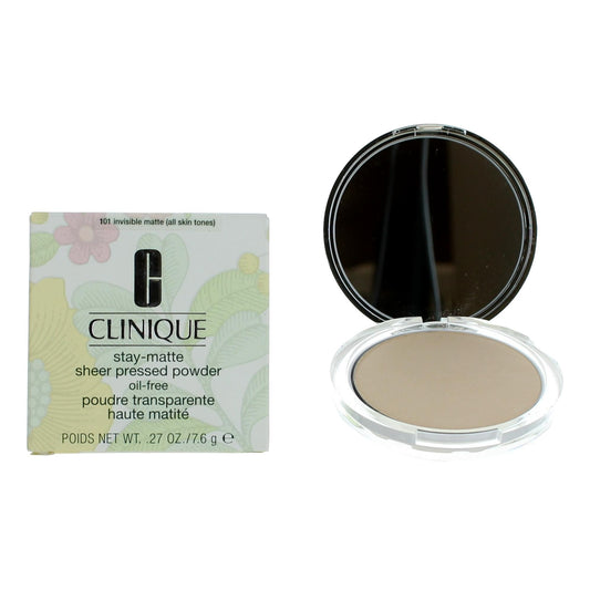 Clinique Stay-Matte by Clinique .27 oz Sheer Pressed Powder- 101 Invisible Matte (All Skin Tones)