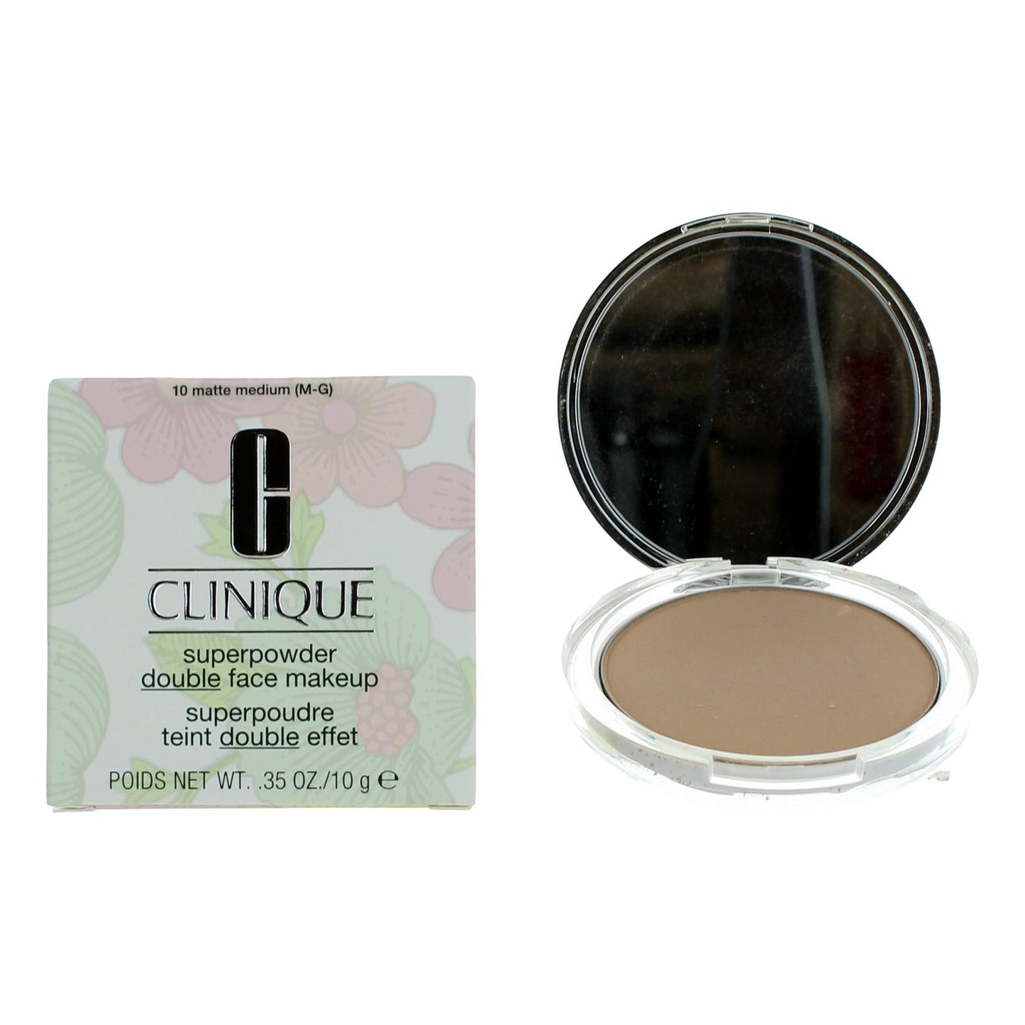 Clinique Superpowder Double Face Makeup by Clinique .35 oz Face Powder- 10 Matte Medium