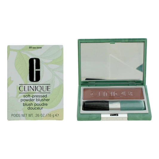 Clinique Soft-Pressed Powder Blusher by Clinique .26 oz Blush- 01 New Clover