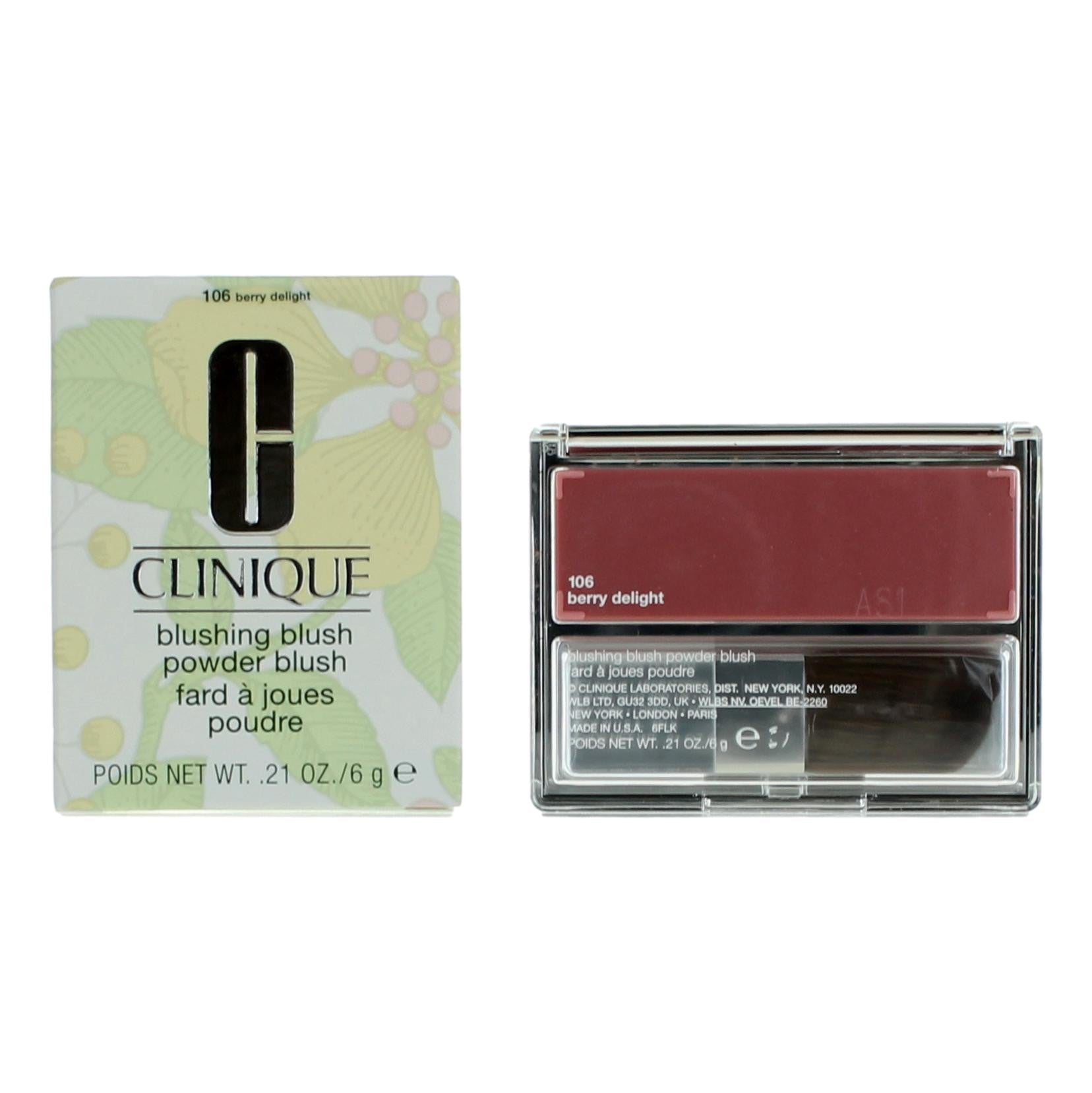 Clinique Blushing Blush by Clinique .21 oz Powder Blush- 106 Berry Delight