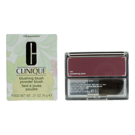 Clinique Blushing Blush by Clinique .21 oz Powder Blush- 115 Smoldering Plum