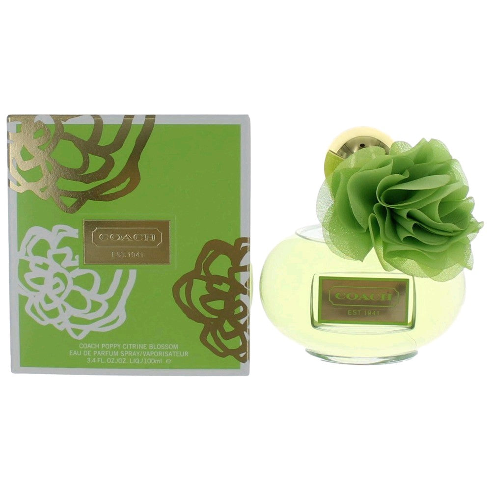 Coach Poppy Citrine Blossom by Coach 3.4 oz Eau de Parfum Spray Perfume for Women