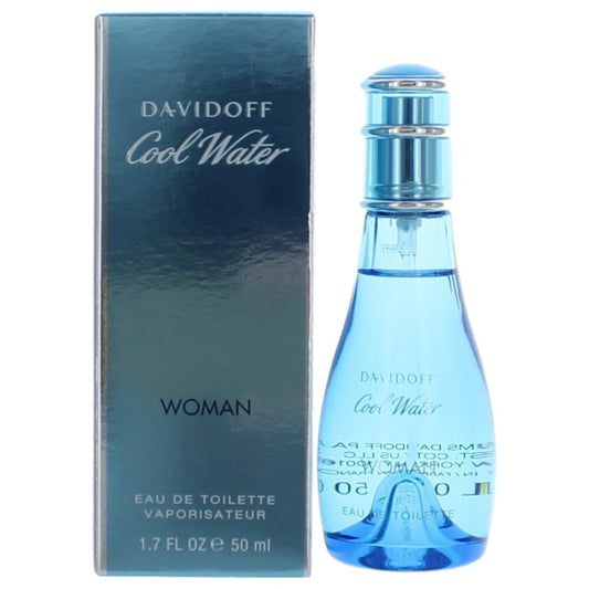 Cool Water by Davidoff 1.7 oz Eau de Toilette Spray Perfume for Women