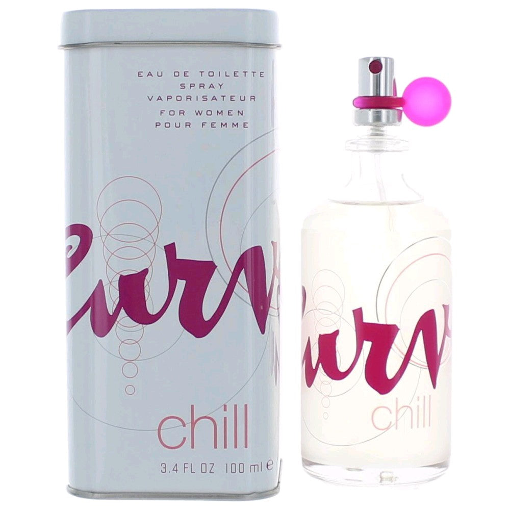 Curve Chill by Liz Claiborne 3.4 oz Eau de Toilette Spray Perfume for Women