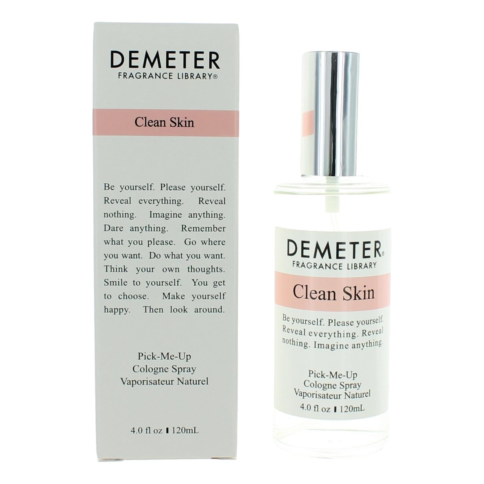 Clean Skin by Demeter 4 oz Pick-Me-Up Cologne Spray Perfume for Women