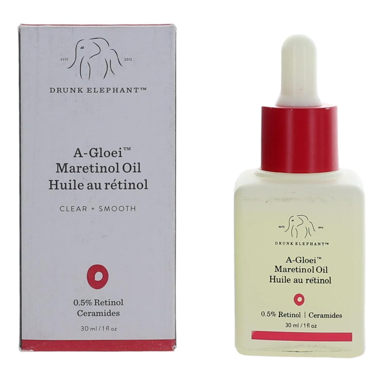 Drunk Elephant A-Gloei Maretinol Oil by Drunk Elephant 1 oz Retinol Oil