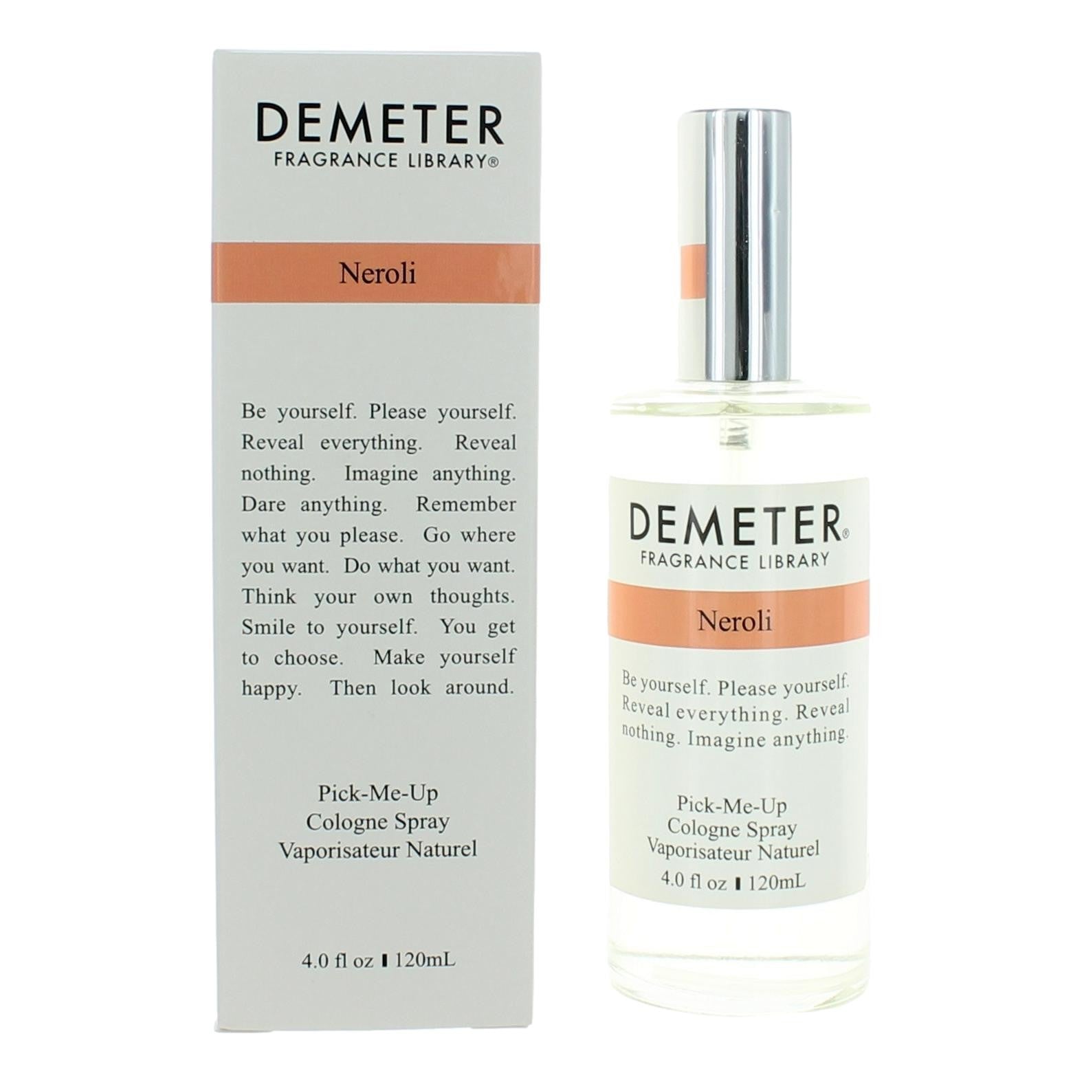 Neroli by Demeter 4 oz Pick-Me-Up Cologne Spray Perfume for Unisex