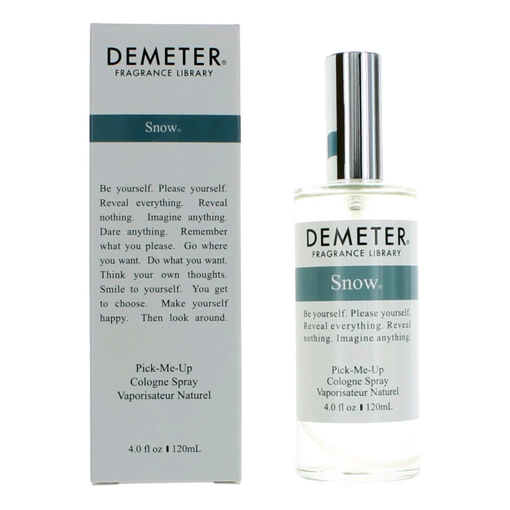 Snow by Demeter 4 oz Cologne Spray Perfume for Unisex