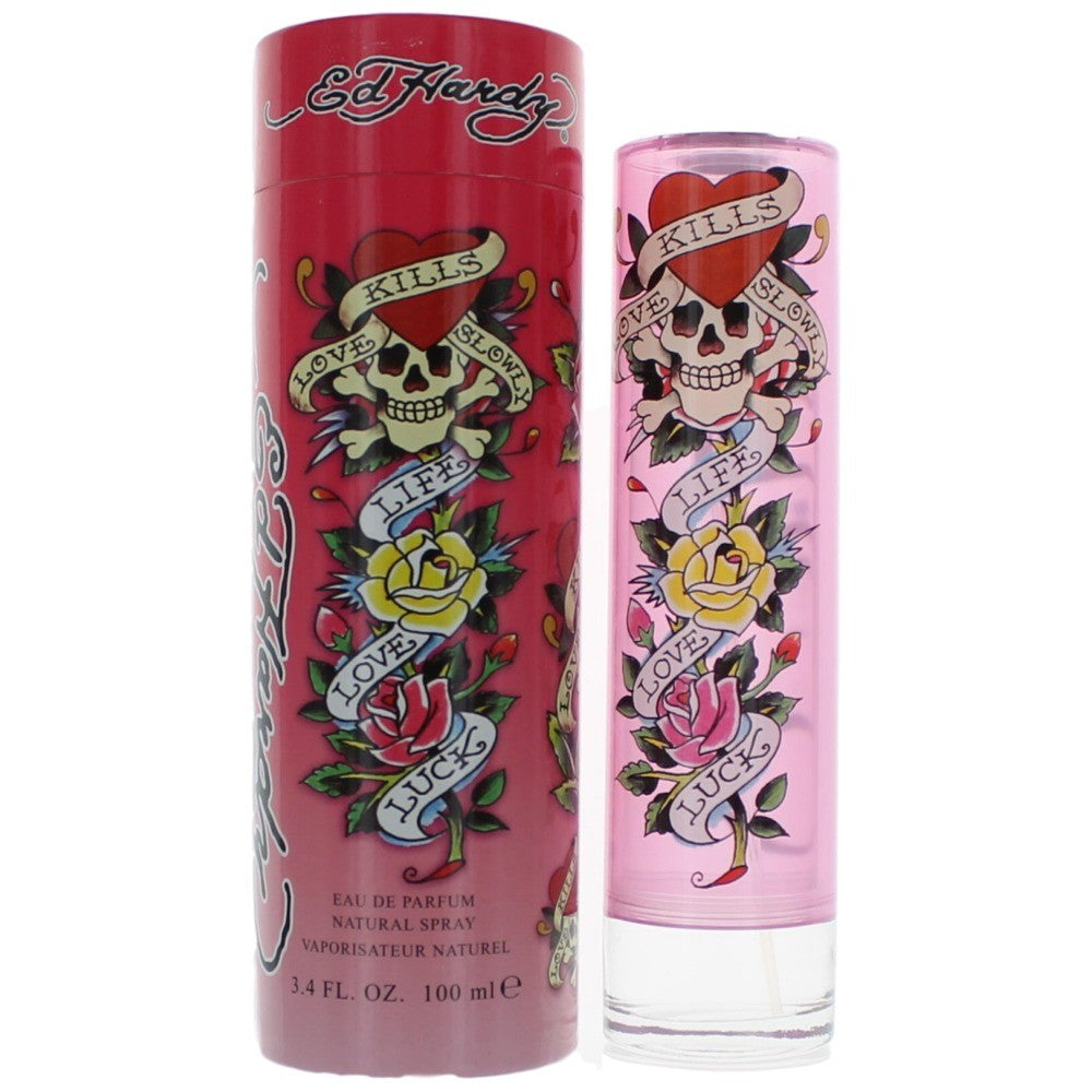 Ed Hardy by Christian Audigier 3.4 oz Eau de Parfum Spray Perfume for Women