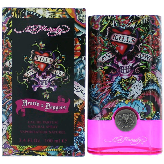Ed Hardy Hearts & Daggers by Christian Audigier 3.4 oz Eau de Parfum Spray Perfume for Women